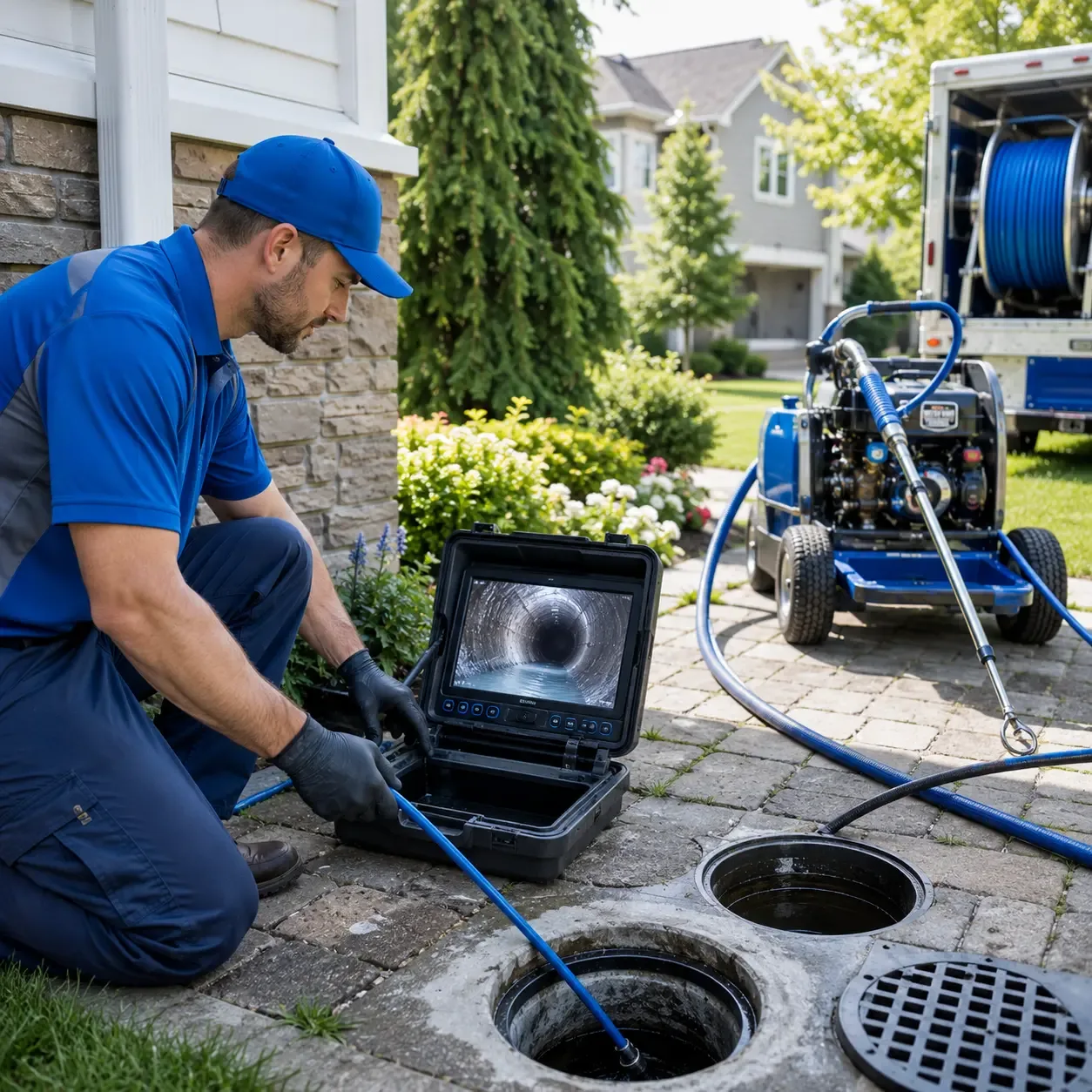 Outdoor drain cleaning professionals serving Spring Grove, IL