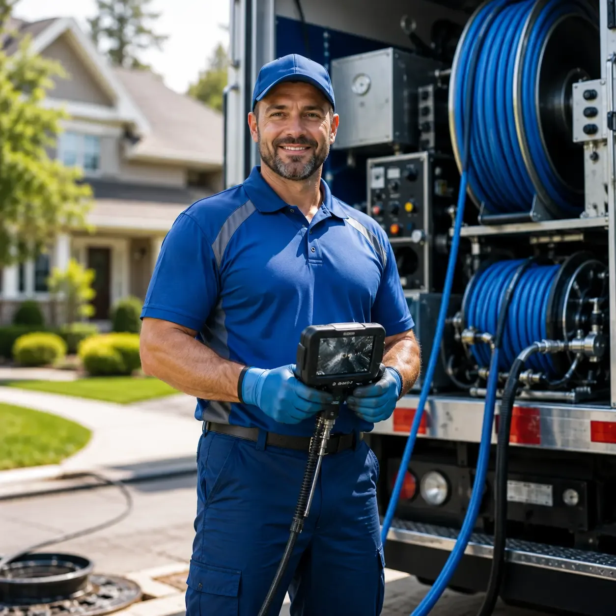 Local outdoor drain cleaning specialists in Spring Grove, IL